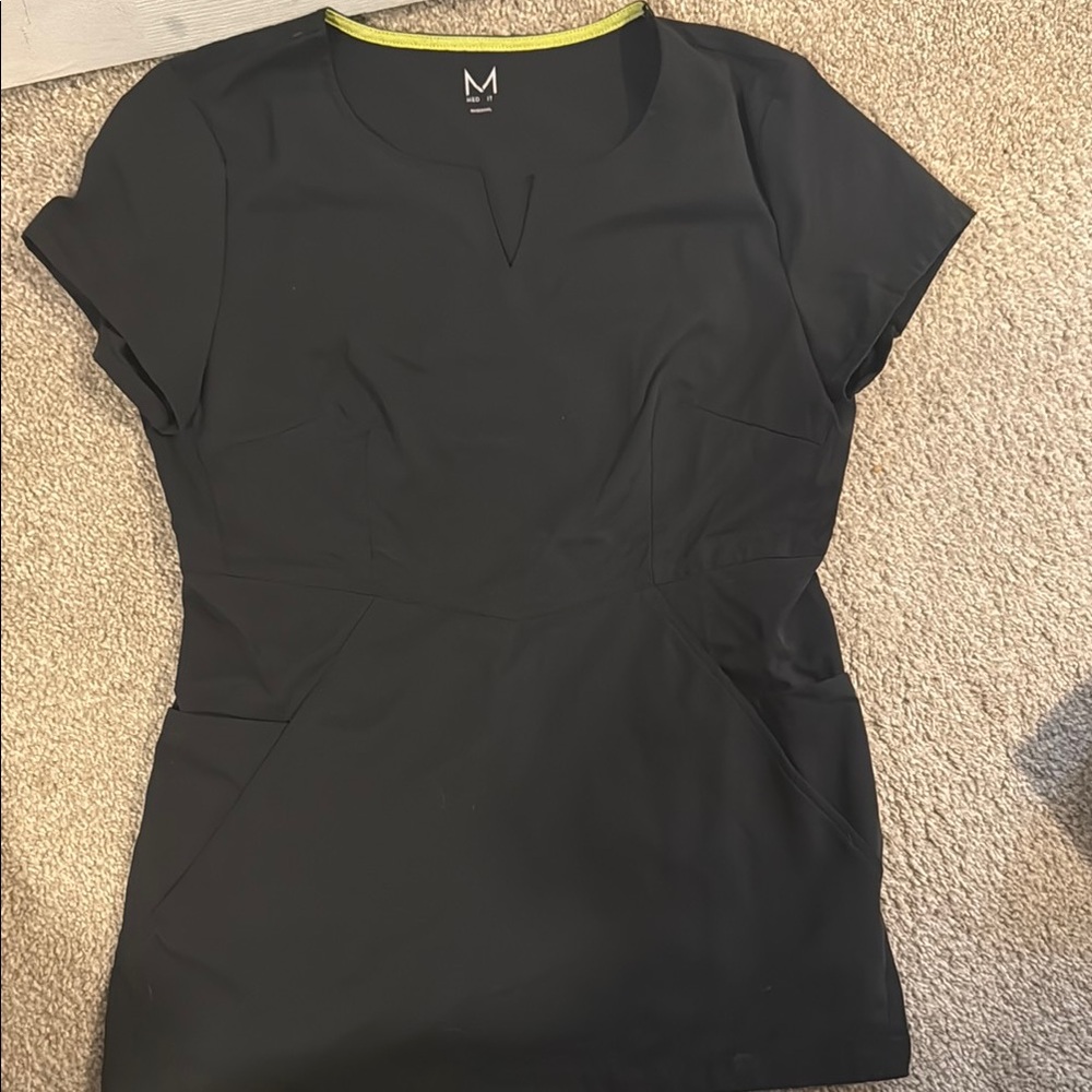 Women's Dark Gray Scrub Set